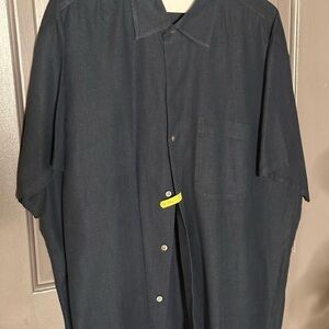 Banana Republic Dark Blue Casual Button Down Shirt